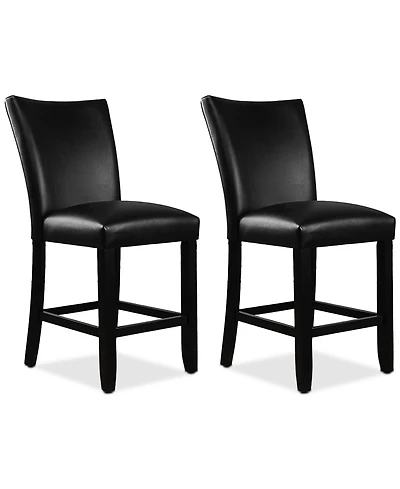 Kellet Pc. Faux Leather Counter Height Chair Set