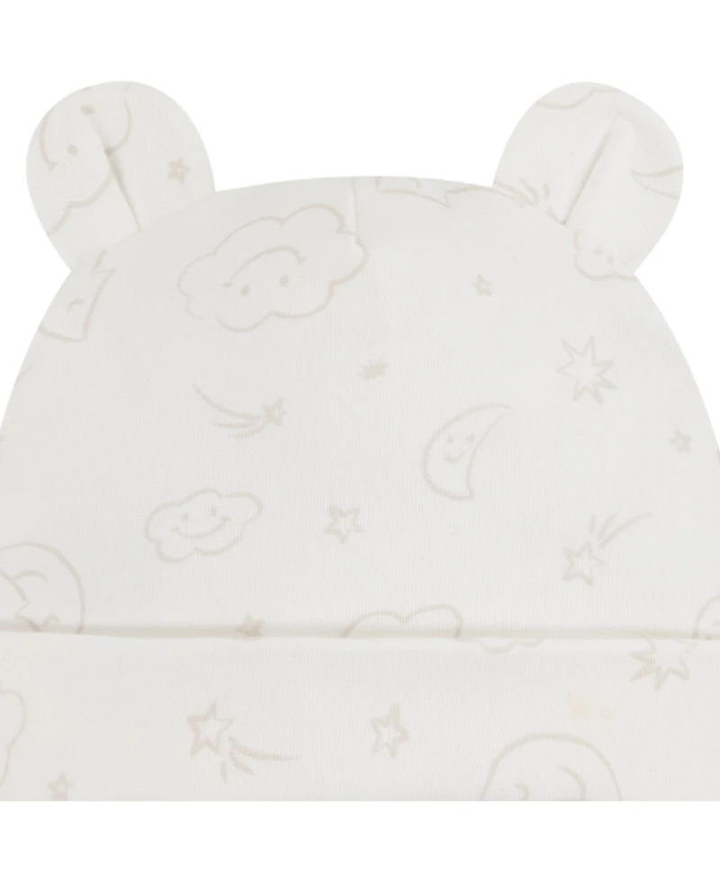 Huggies Baby Boys Long Sleeve Top, Pants and Hat 3-Piece Set