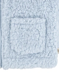 Huggies Baby Boys Sherpa Jacket, Bodysuit and Pants 3-Piece Set