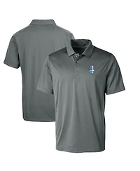 Cutter & Buck Men's Detroit Lions Throwback Logo Prospect Textured Stretch Polo