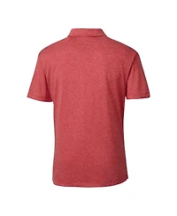 Cutter & Buck Men's Heather Red El Paso Chihuahuas Clique Charge Active Polo