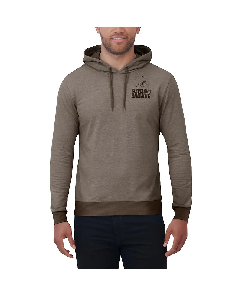 Darius Rucker Collection by Fanatics Men's Brown Cleveland Browns Tonal Knit Pullover Hoodie