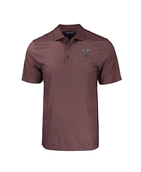 Cutter & Buck Men's Maroon Texas A&M Aggies Pike Eco Tonal Geo Print Stretch Polo