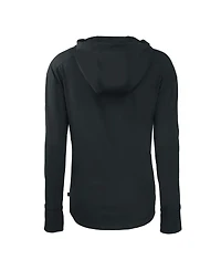 Cutter & Buck Women's Black Detroit Lions Daybreak Eco Full-Zip Hoodie
