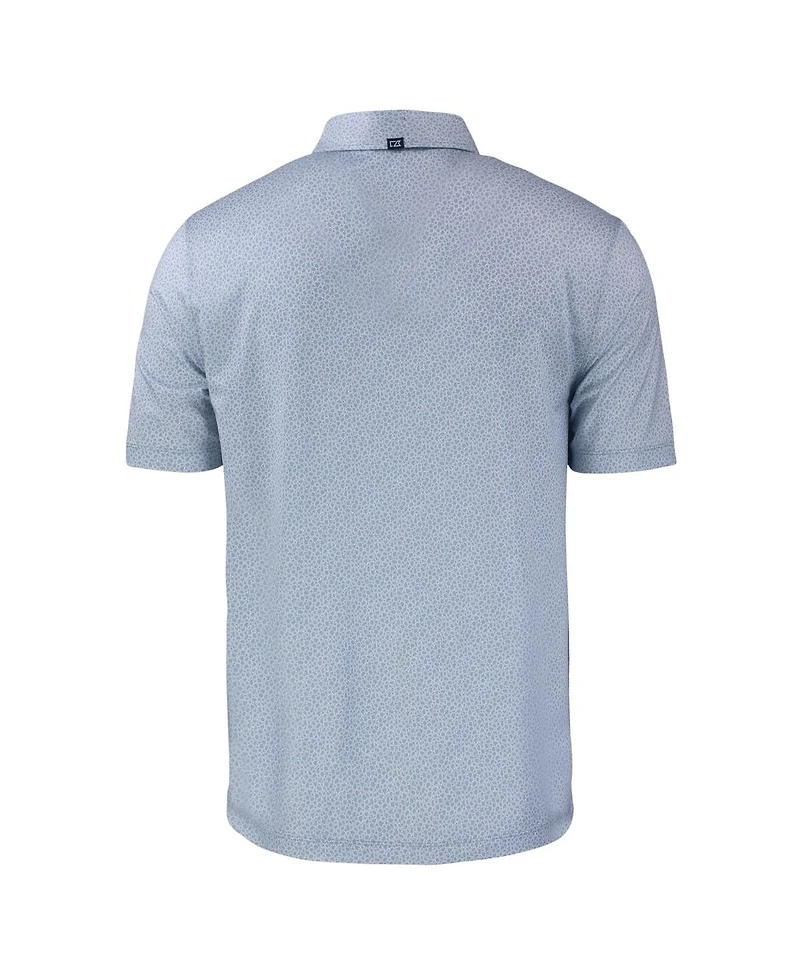 Cutter & Buck Men's Notre Dame Fighting Irish Play Like A Champion Today Pike Eco Pebble Print Stretch Polo