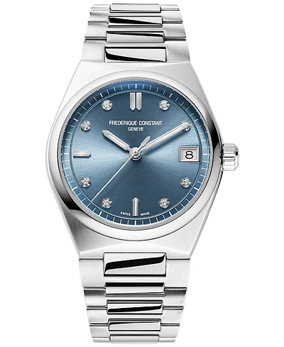 Frederique Constant Women's Swiss Highlife Diamond (0.04 ct. t.w.) Stainless Steel Bracelet Watch 31mm Fc-240LND2NH26B