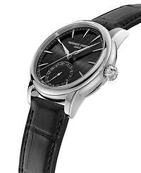Frederique Constant Men's Swiss Automatic Classic Date Manufacture Leather Strap Watch 40mm