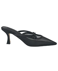 French Connection Women's Mesh Toe Kitten Heel