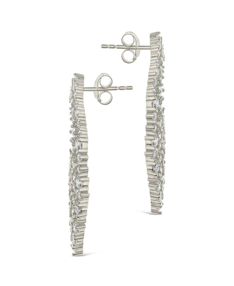 Sterling Forever Priscilla Cubic Zirconia Statement Stud Earrings