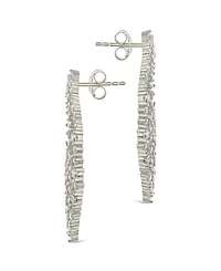 Sterling Forever Priscilla Cubic Zirconia Statement Stud Earrings