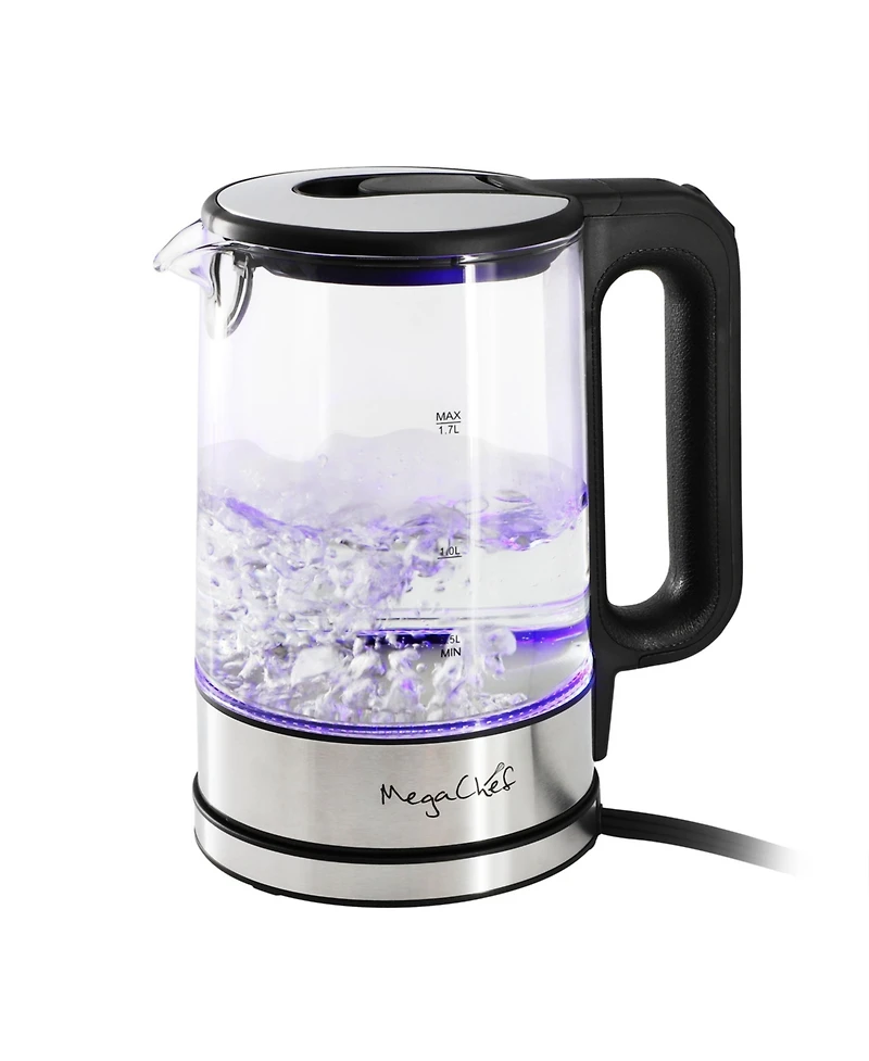 MegaChef 1.7 Quart Glass Electric Tea Kettle