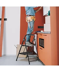 2-Step Ladder with Wide Anti-Slip Pedal