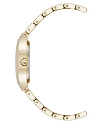 Anne Klein Women's Quartz Everyday Cushion Gold-Tone Alloy Metal Bracelet Watch, 32mm