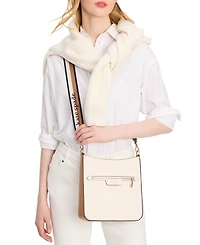 kate spade new york Hudson Colorblocked Pebbled Leather Small Messenger Crossbody