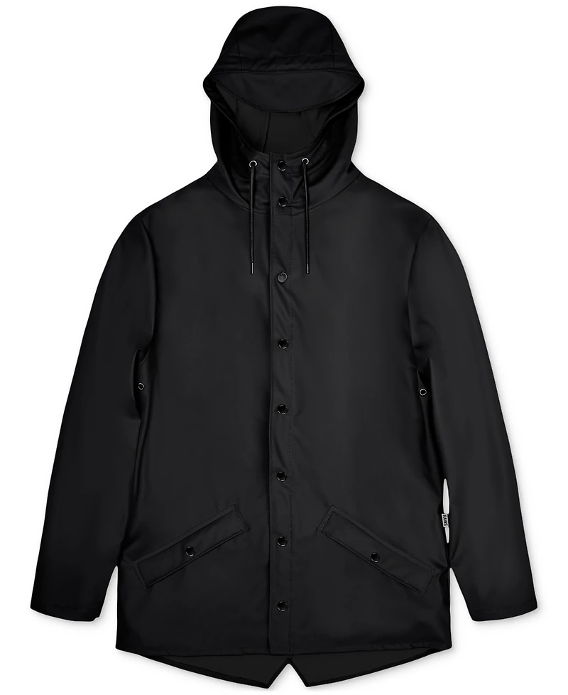 Rains Men's Waterproof Hooded Rain Jacket
