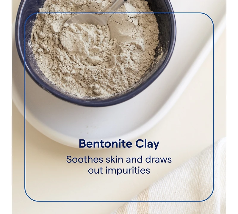 Trace Minerals Bentonite Clay - Deep Cleaning Skin Support - Clay Mask for Body & Face