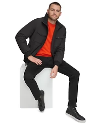 Calvin Klein Men's Flex Tech Water-Resistant Bomber Jacket