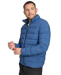 Calvin Klein Men's Quilted Infinite Stretch Water-Resistant Puffer Jacket