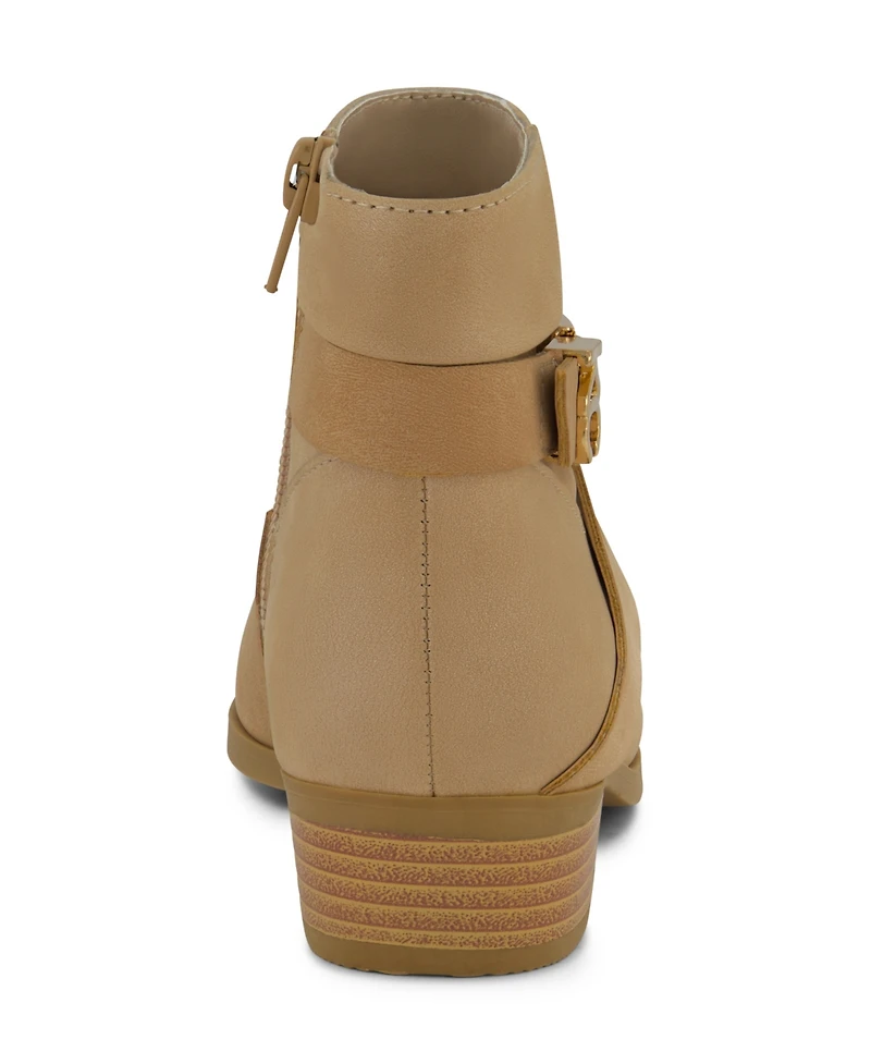 Kenneth Cole New York Little and Big Girls Ellen Zoey Western Ankle Boots