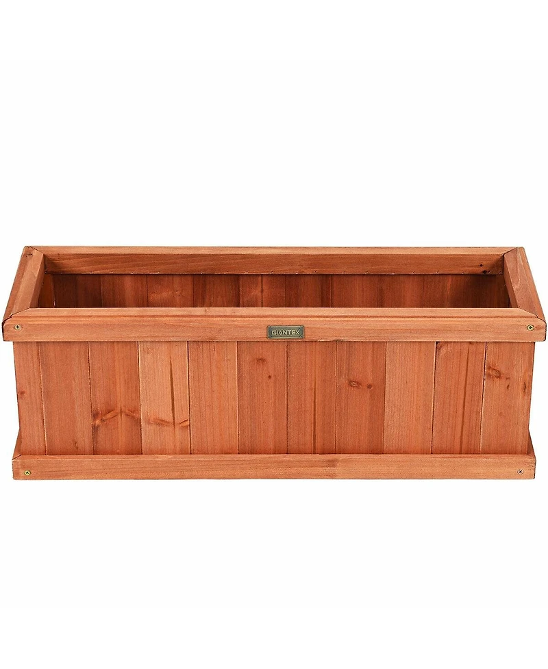 Wooden Decorative Planter Box for Garden Yard and Window