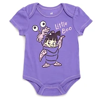 Monsters Inc. Baby Girls Boo Cosplay Bodysuit and Hat Set