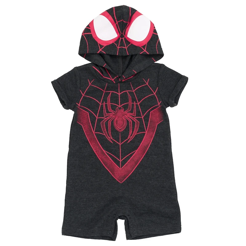 Spider-Man Baby Boys Miles Morales Cosplay Romper