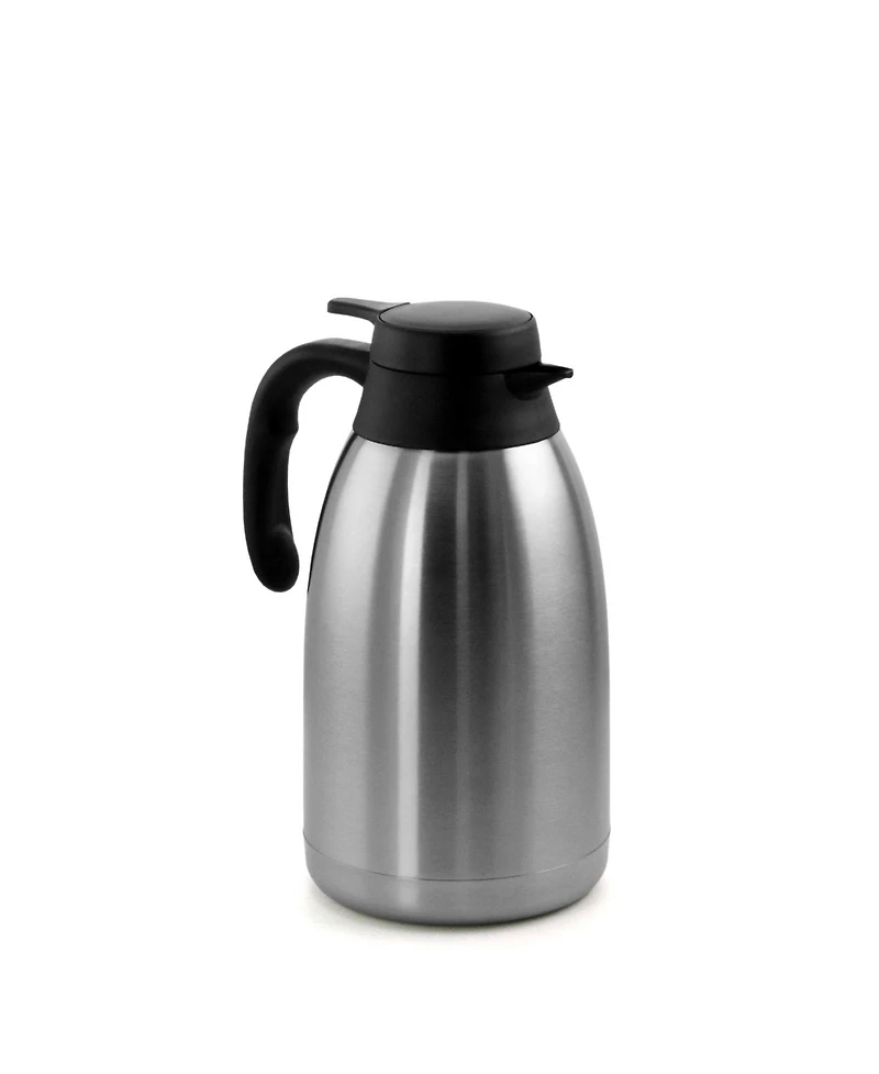 MegaChef 2 Quart Stainless Steel Thermal Beverage Carafe for Coffee and Tea