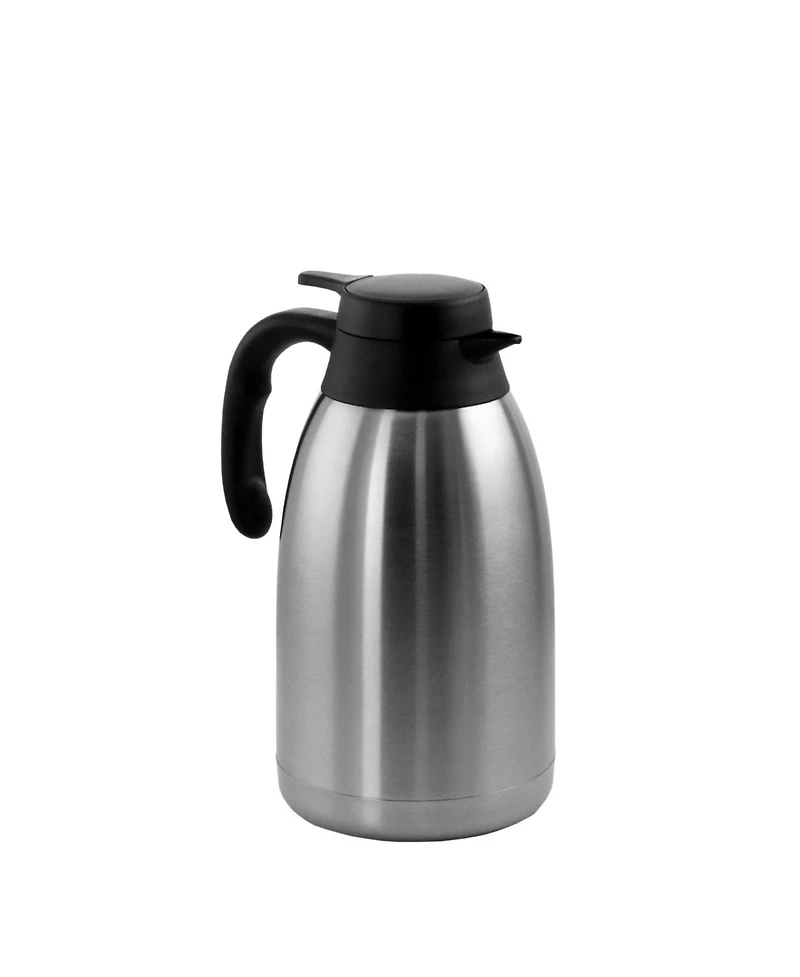 MegaChef 2 Quart Stainless Steel Thermal Beverage Carafe for Coffee and Tea