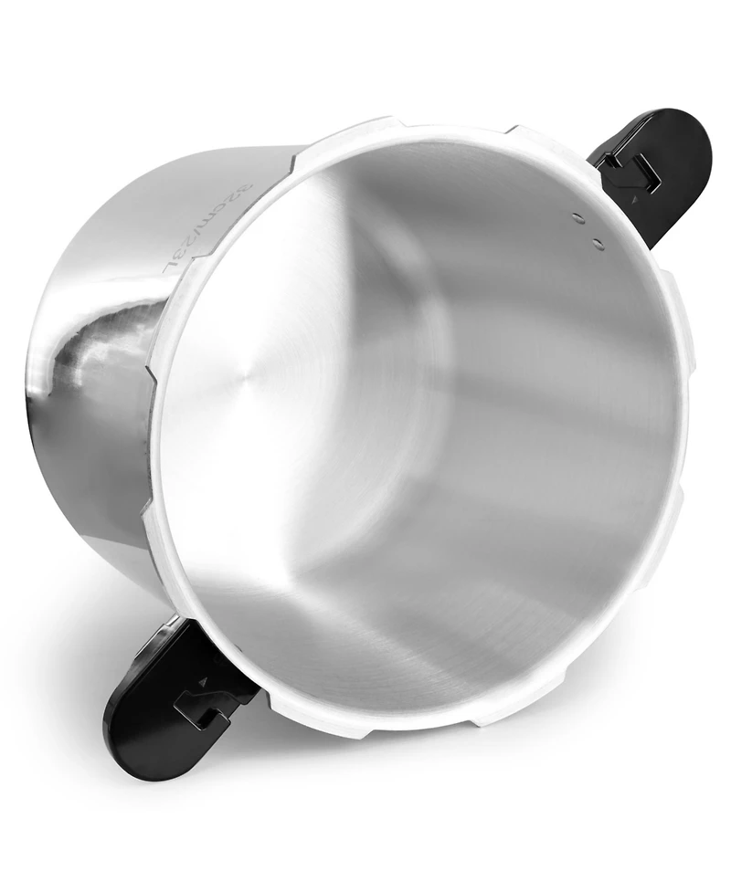 MegaChef 24 Quart Large Capacity Aluminum Stovetop Pressure Cooker/Canner for Induction and Gas Stove-Tops