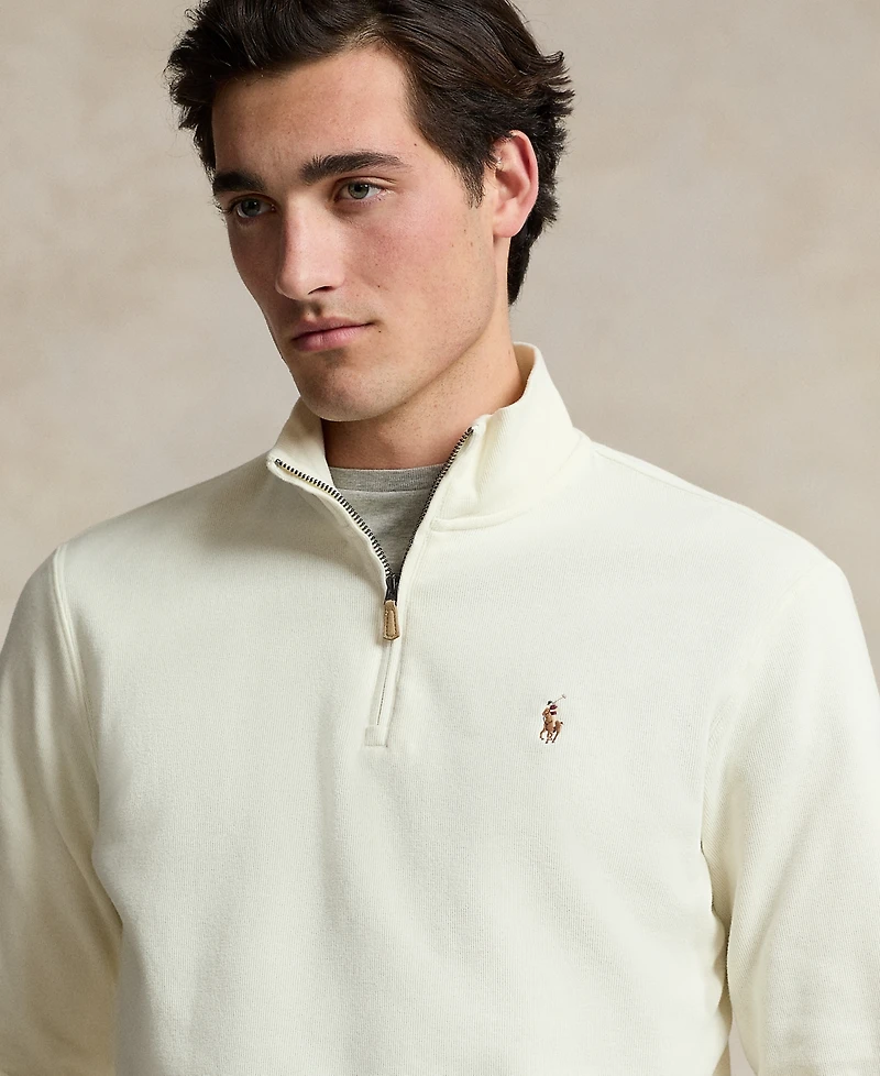 Polo Ralph Lauren Men's Estate-Rib Cotton Quarter-Zip Pullover
