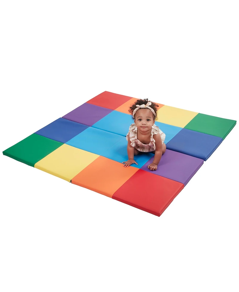 ECR4Kids SoftZone Square Dance Activity Mat, Contemporary