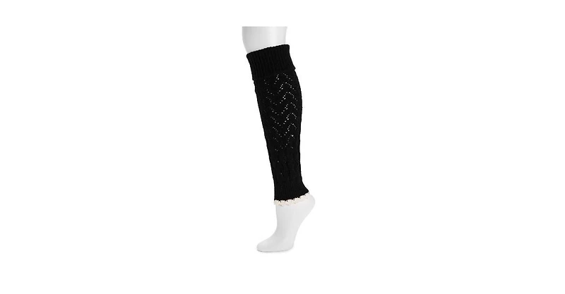 Muk Luks Women's Tall Pointele Leg Warmer