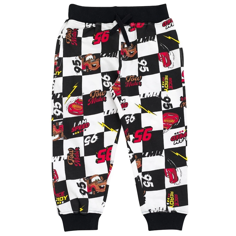 Disney Toddler Boys Lion King Toy Story Cars French Terry Sweatshirt and Jogger Pants Outfit Set to (2T - 10-12)