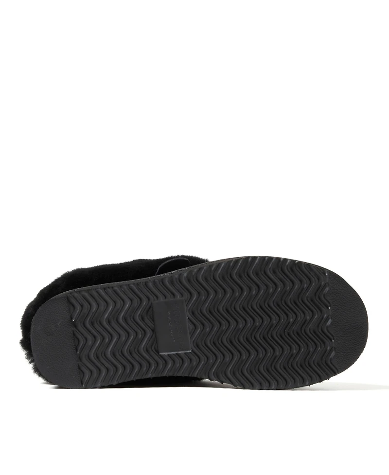 Fireside by Dearfoams Women's Adelaide Genuine Shearling Clog Slipper