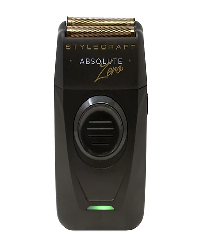 StyleCraft Professional Absolute Zero Professional Mens Foil Shaver with Built-in Retractable Trimmer, Usb-c Rechargeable