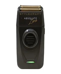 StyleCraft Professional Absolute Zero Professional Mens Foil Shaver with Built-in Retractable Trimmer, Usb-c Rechargeable