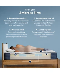 Serta iComfortPro Ambrose 13" Latex Foam Firm Mattress