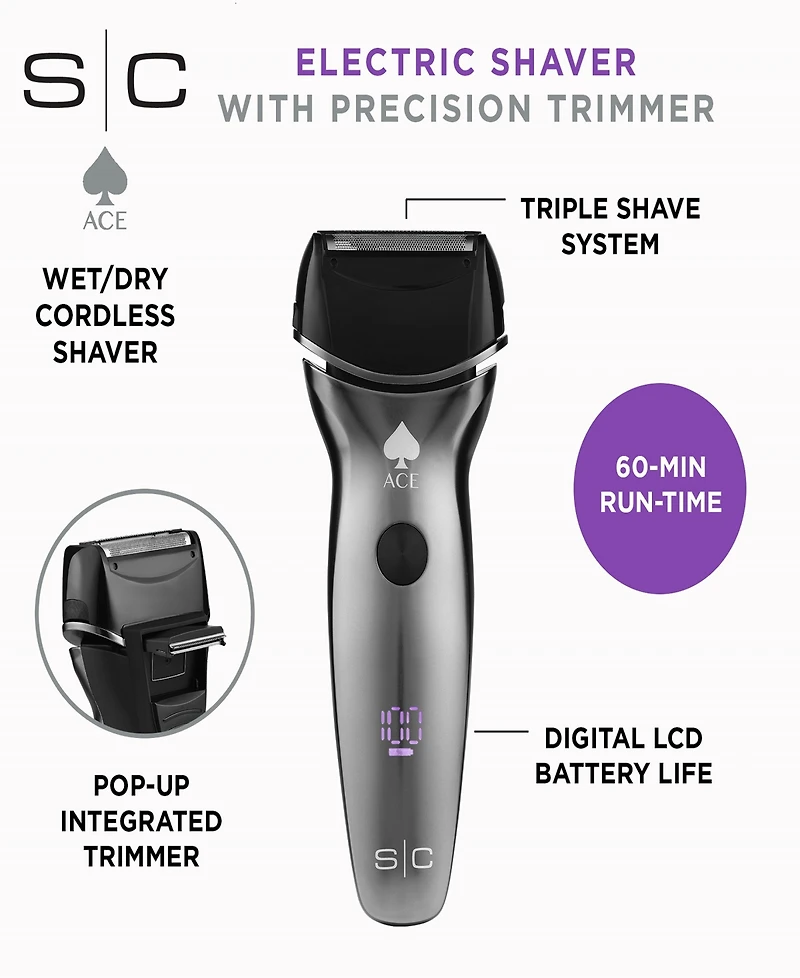 StyleCraft Professional Ace Men's Shaver