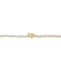 Effy Lab Grown Diamond Graduated 15" Tennis Necklace (1-7/8 ct. t.w.) in 14k Two-Tone Gold