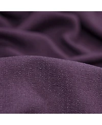 Chanasya Premium 2-Panel Faux Belgian Flax Textured Semi Sheer Curtains