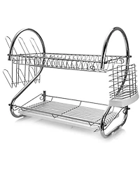 MegaChef 22 Inch Two Shelf Dish Rack