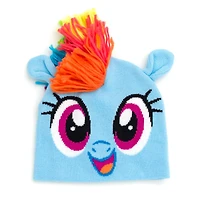 My Little Pony Toddler Girls Rainbow Dash Pullover Fleece Sweatshirt and Cosplay Hat