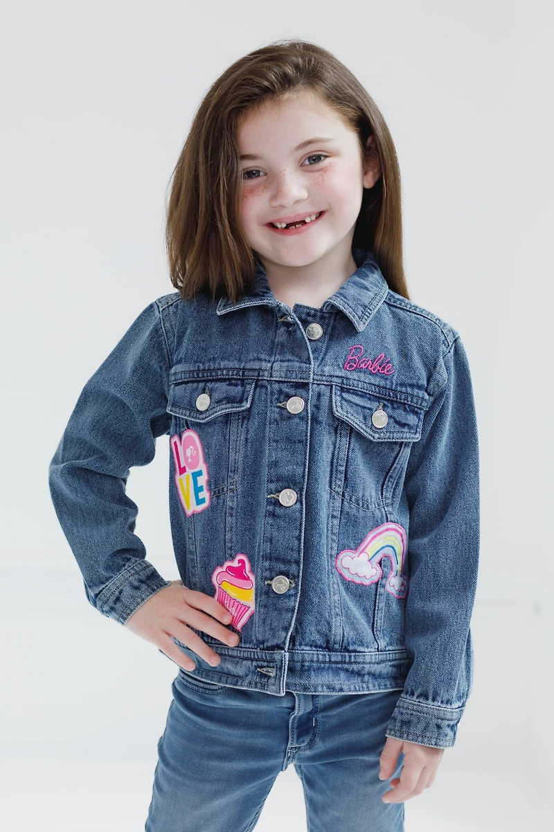 Barbie Little Girls Denim Jacket