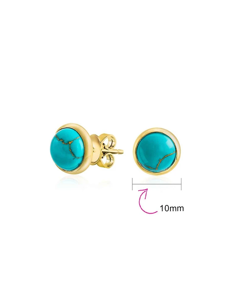 Bling Jewelry Geometric Honeycomb Hexagon Cz Stud Earrings , 14K Gold Sterling Silver