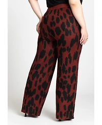 Eloquii Women's Intarsia Sweater Pant