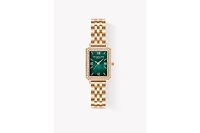 Victoria Hyde Women's Crystals Watch Westminster Green Rose Gold Watch