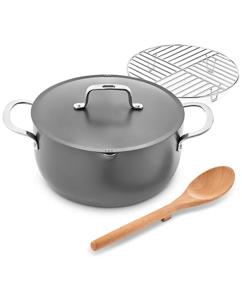 The Cellar 6-Qt. Ceramic Nonstick Complete Stock Pot, Exclusively at Macy's