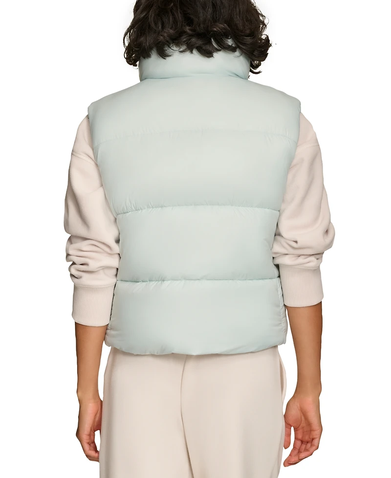 Starter Women's Reversible Zip-Front Puffer Vest