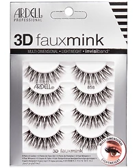 Ardell 3D Faux Mink Lashes #858, 4-Pk.