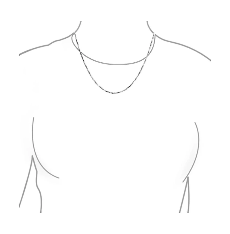 Bling Jewelry 3mm Bali Style .925 Sterling Silver Caviar Coreana Popcorn Chain Necklace